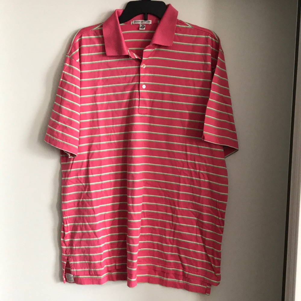Pink Peter Millar Polo